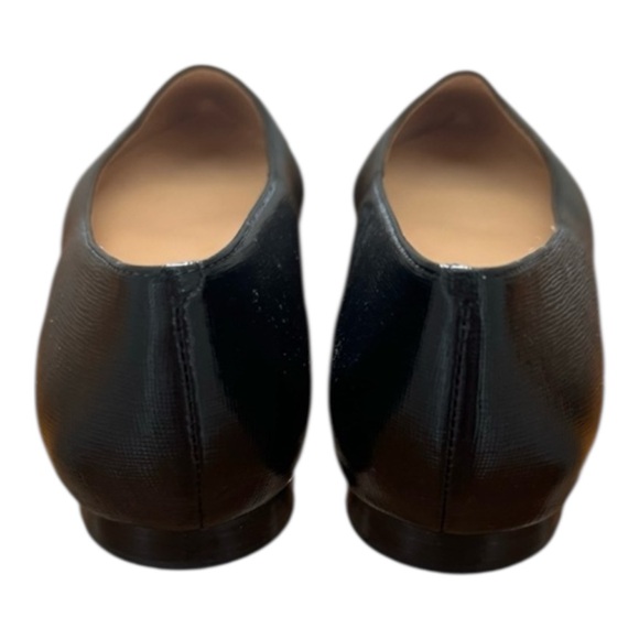 Cole Haan Women’s Magnolia black leather pointed toe flat shoes, Size 7 - Picture 4 of 6